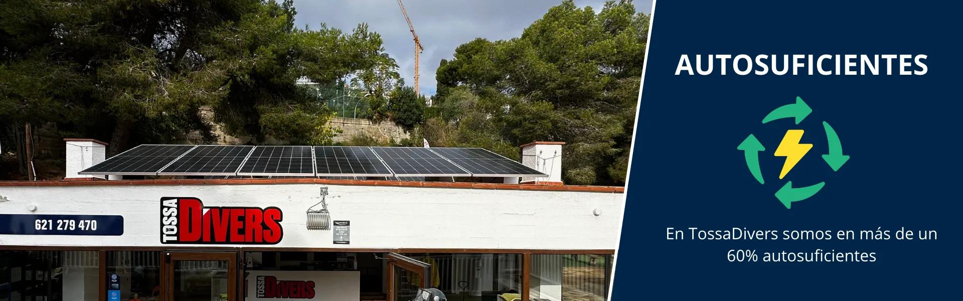 Instalación de paneles solares de TossaDivers — compromiso con la sostenibilidad